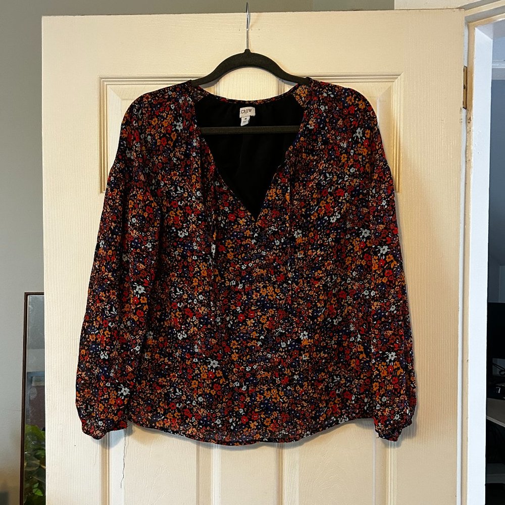 Floral J. Crew Top